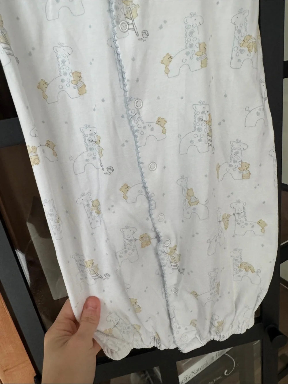 Kissy Kissy converter gown pima coverall romper mittens giraffe teddy bear baby